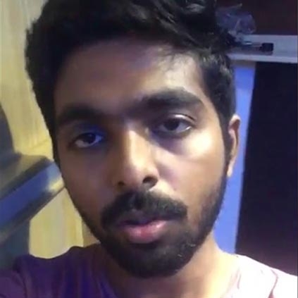 GV Prakash request his fans to support the people affected by Ockhi cyclone