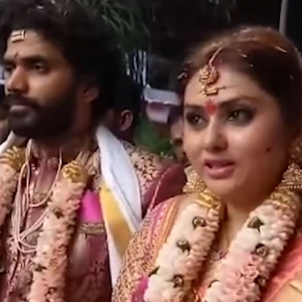Marriage video of actress Namitha and Veera