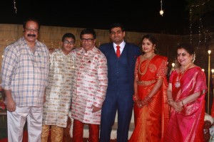 Y Gee Mahendra's Son Harshavardhana - Shwetha Reception