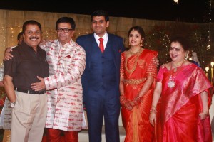 Y Gee Mahendra's Son Harshavardhana - Shwetha Reception