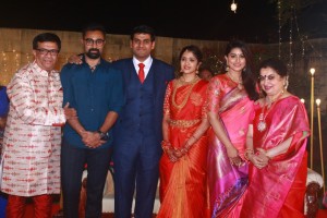 Y Gee Mahendra's Son Harshavardhana - Shwetha Reception