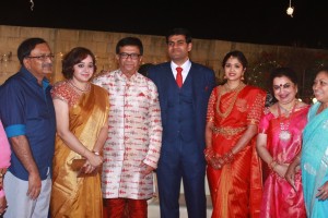 Y Gee Mahendra's Son Harshavardhana - Shwetha Reception