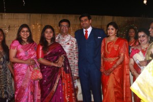 Y Gee Mahendra's Son Harshavardhana - Shwetha Reception