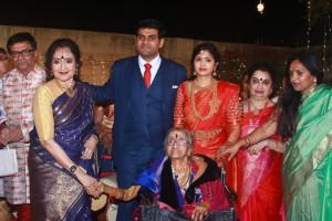 Y Gee Mahendra's Son Harshavardhana - Shwetha Reception