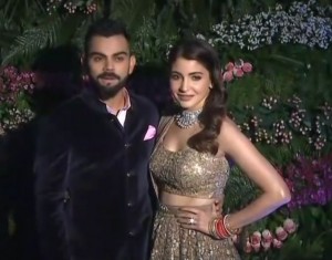 Virat Kohli And Anushka Sharma Reception