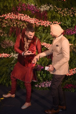 Virat Kohli And Anushka Sharma Reception