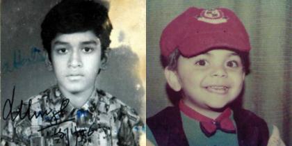 Childhood pictures of Indian cricketers
