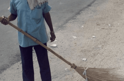 Corporation sweeper ends life after seven months without salary