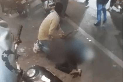 Man butchered on busy hyderabad road as onlookers stay mute