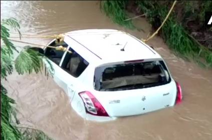 4 die after car washed away in floods