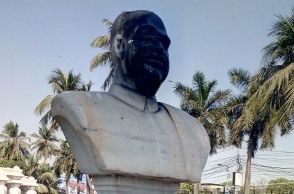 Jana Sangh leader Syama Prasad Mookerjee's bust vandalised in Kolkata