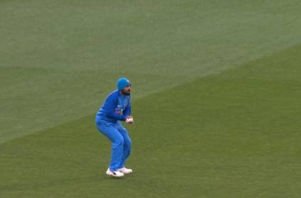 Dinesh Karthik takes a catch in a beanie get trolled on Twitter