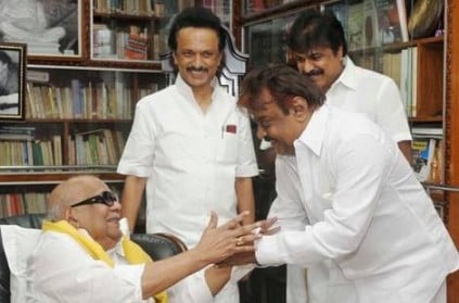 DMDK leader Vijayakant pens poem to Karunanidhi