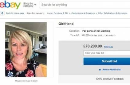 Man hates his Girlfriend and tries to sell in Online Market