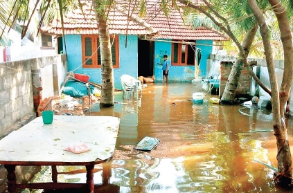 8 houses damaged due to high tide floods