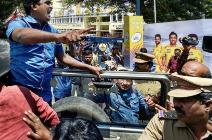 800 arrested in protests against IPL match in Chennai 800 arrested in protests against IPL match in Chennai