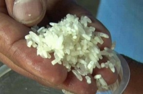 Plastic rice sold at ration shop?