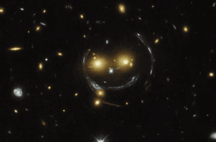 NASA captures smiley face in space