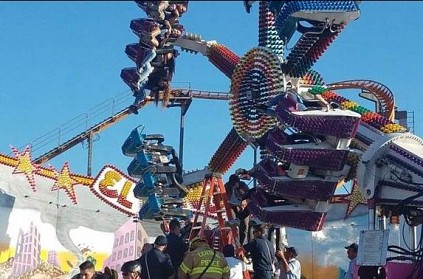 Fun ride gets stuck mid-air, leaves people dangling upside down