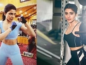 Actress Samantha Ruth Prabhu's gym session with her trainer is going viral