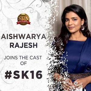 Aishwarya Rajesh joins the cast of Sivakarthikeyan and Pandiraj's SK16