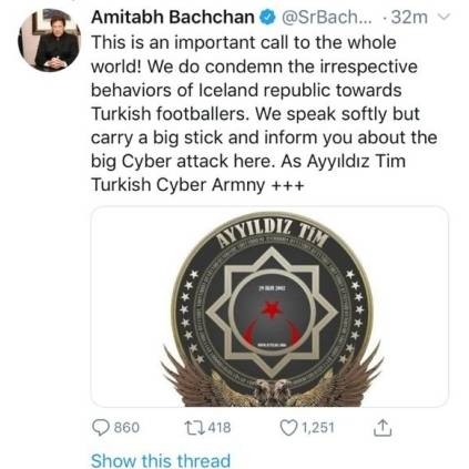Amitabh Bachchan’s twitter account gets hacked and is now recovered