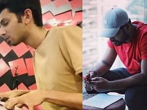 Anirudh posts video playing his hit songs-Vignesh Shivan responds