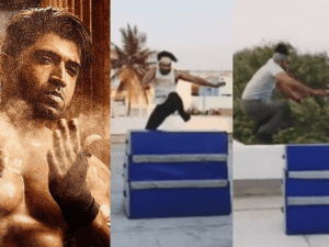 Arun Vijay practices parkour stunts in quarantine