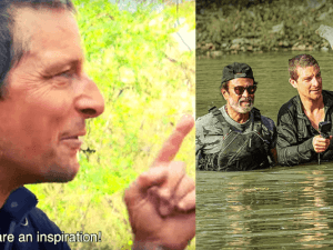 Bear Grylls's special message to Thalaivar's 'hundreds and millions of fans' is unmissable