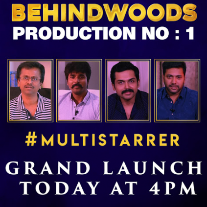 Behindwoods' production starring Sivakarthikeyan Karthi Jayam Ravi AR Murugadoss