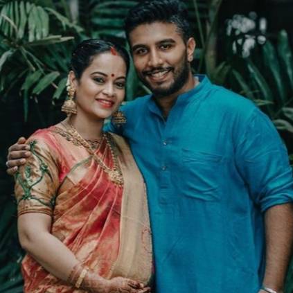 Bigg Boss fame actress Suja Varunee posts Seemantham photos with husband Shivakumar on Instagram