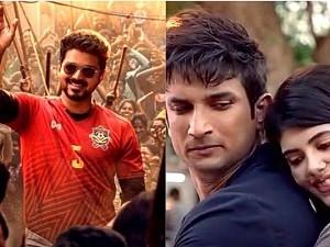 Dil Bechara tops the world's Top 5 most-liked trailers on YouTube; Guess where Vijay's Bigil stands