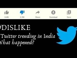 #Dislike becomes the top trending word in Twitter due to this movie!