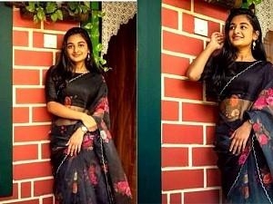 Esther Anil seems to be loving her sarees and we love her saree clad pics!