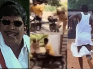 Indian citizen escapes in Vadivelu style from cops while roaming in corona lockdown