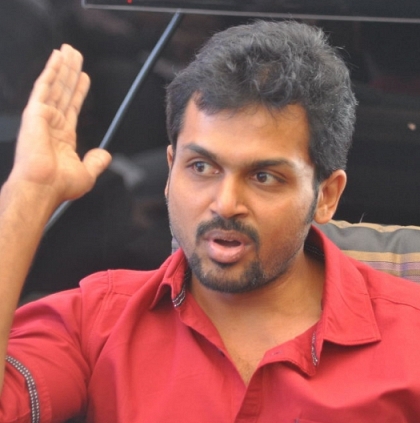 Karthi tweets about Aruvi and Aditi Balan