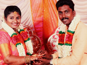 KPY Sarath engaged to Krithika posts picture from the function