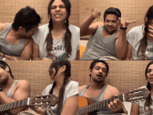 Nakul and Sruti's fun moments while singing go viral- Corona lockdown