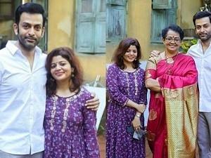 Prithviraj and wife share a happy news with a new pic - Duo join hands together professionally for the third time!