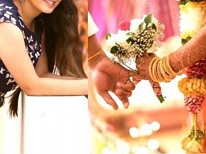 Popular Sun TV serial actress enters marital bliss - wedding pics go viral!