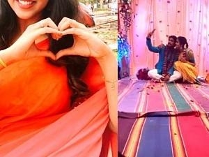 Popular Zee Tamil serial actress gets engaged to a filmmaker ft Chaitra Reddy