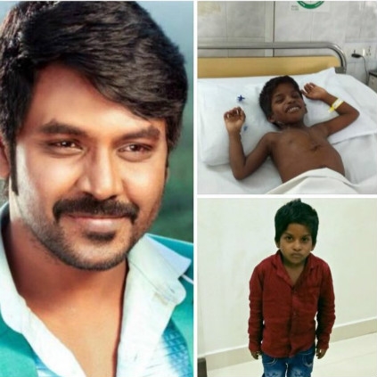 Raghava Lawrence helps complete an open heart surgery for Pradeep