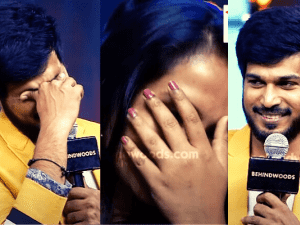 Rakshan gets emotional about his wife for the first time on stage; viral video from Behindwoods Gold Icons
