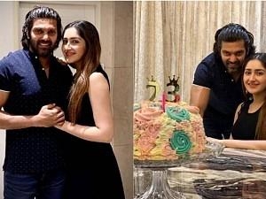 Sayyeshaa marks 23rd birthday in style; Wonder what hubby darling Arya did to make it special?