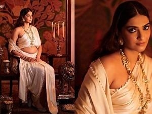 Actress Sonam Kapoor looks like a goddess in her maternity photoshoot - See here!