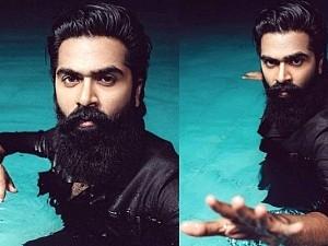 Vera Level: STR's new photoshoot in black storms the Internet - Mirattal Arasan!