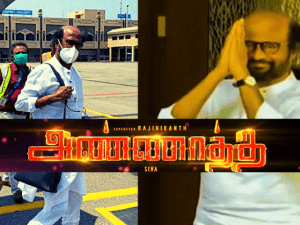 Woah! Rajinikanth returns home in style after completing Annaatthe shooting; check out the traditional welcome by his wife - VIDEO!