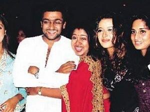 Rare pic of Suriya with Shalini Ajith and other actresses goes viral