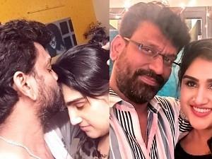 Vanitha’s latest kissing pic with hubby Peter Paul turn heads