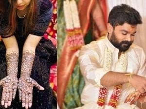 Celeb wedding: Wishes pour in for this popular Vijay TV serial actress who married her lover!